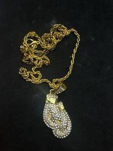 lot 73 image: Boxing Gloves Necklace