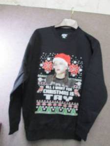 lot 5 image: 3- Medium Holiday Sweatshirts...