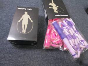 lot 47 image: 2- 2 pc  Skipping Ropes...