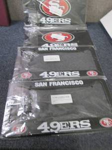 lot 58 image: San Francisco 49ers Plate Covers...
