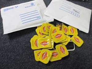 lot 61 image: 3 pks of Vegemite Best Date 2-11-25...