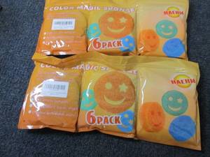 lot 68 image: 2- 6pks Color Magic Sponges...