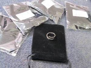 lot 72 image: 5- Silver Zodiac Rings...