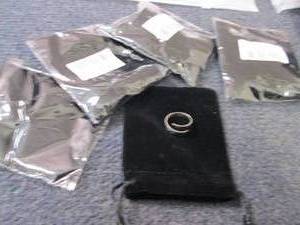 lot 73 image: 5- Silver Zodiac Rings...