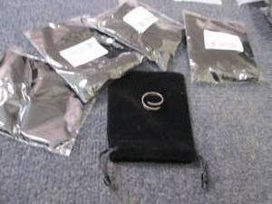 lot 74 image: 5- Silver Zodiac Rings...