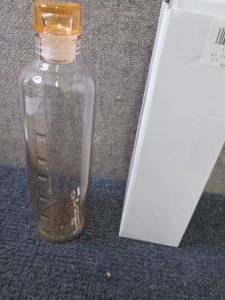 lot 86 image: 2 Timed Glass Water Bottles...