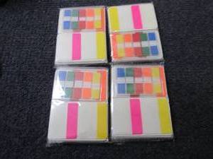 lot 101 image: 4 pks Sticky Flags & Index Markers...