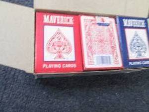 lot 173 image: 12 Decks  Maverick Playing Cards...