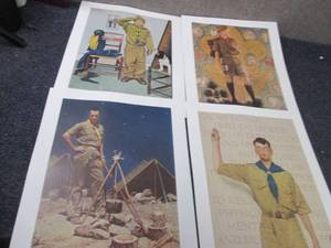 lot 179 image: 4 sets of 4(16) Norman Rockwell Boy...