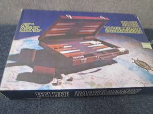lot 202 image: Deluxe Backgammon...