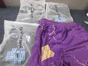 lot 213 image: 4 pr GymWolf Medium Mens Shorts NW...