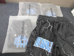 lot 215 image: 4 pr GymWolf Medium Mens Shorts NW...