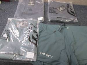 lot 219 image: 4 pr GymWolf Medium Womens Shorts ...
