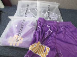 lot 223 image: 4 pr GymWolf Small Mens Shorts NWT...