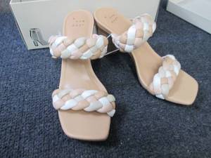 lot 249 image: Size 6 A New Day Basil Heels NIB...