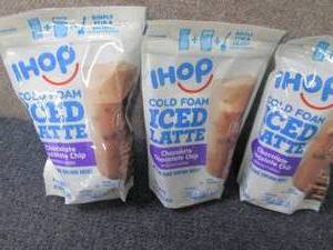 lot 292 image: 3- 6ct iHop Cold Foam Iced Chocolat...