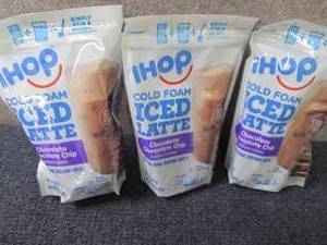lot 293 image: 3- 6ct iHop Cold Foam Iced Chocolat...