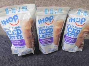 lot 294 image: 3- 6ct iHop Cold Foam Iced Chocolat...