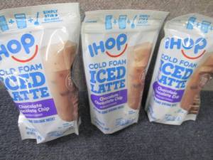 lot 299 image: 3- 6ct iHop Cold Foam Iced Chocolat...