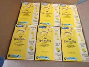 lot 342 image: 6- 6 ct Gevalia Frothy Chai Spice K...