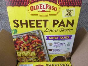 lot 349 image: 10- 3.9 oz Old El Paso Sheet Pan Di...