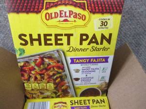 lot 351 image: 10- 3.9 oz Old El Paso Sheet Pan Di...