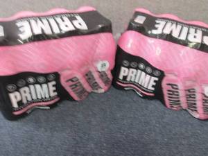 lot 362 image: 2- 8pks 16.9 oz Prime Strawberry Wa...