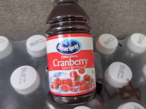 lot 379 image: 18- 10 oz Ocean Spray Cranberry Jui...
