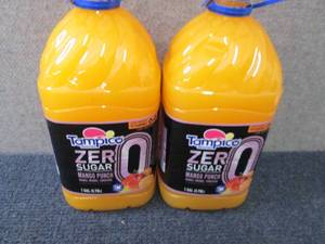 lot 444 image: 2 Gallons Tampico Zero Sugar Mango ...