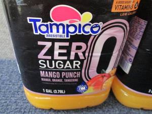 lot 445 image: 2 Gallons Tampico Zero Sugar Mango ...