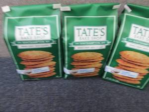 lot 477 image: 3- 7 oz Tates Coconut Crisp Cookie...