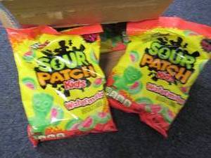 lot 491 image: 12- 8 oz Sour Patch Kids Watermelon...