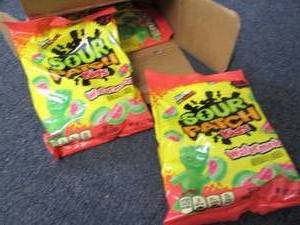 lot 492 image: 12- 8 oz Sour Patch Kids Watermelon...