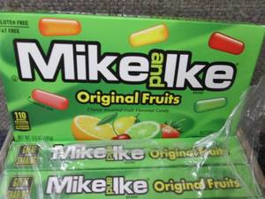 lot 493 image: 12- 5 oz Mike & Ike Original Fruits...