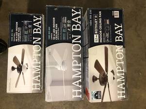 lot 16 image: Lot of Assorted Ceiling Lighting Fans Various Models and Conditions  Customer Returns See Pictures
