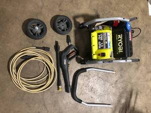 lot 22 image: Ryobi 1700 PSI Pressure Washer For Parts  Customer Returns See Pictures