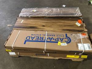 lot 29 image: Pallet of Assorted CAP A THREAD Staircase , flooring Various Models and Conditions  Customer Returns See Pictures