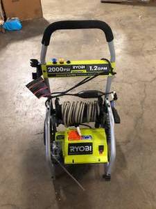 lot 36 image: Ryobi 2000 PSI Pressure Washer Missing Pieces Customer Returns See Pictures