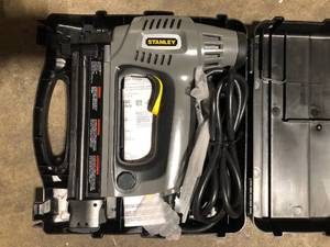 lot 39 image: Stanley 1 in. Electric Brad Nailer Customer Returns See Pictures