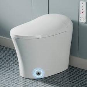 HOROW 1/1.27 GPF Tankless Elongated Smart Toilet Bidet in White with Dual Flush System, Auto Flush, Heated Seat and Remote      Customer Returns See Pictures