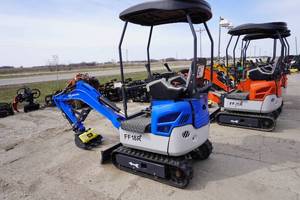 lot 13 image: Brand New 2025 FF Industrial Model FF18R Mini Tracked Excavator