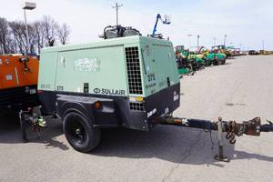 lot 16 image: 2011 Sullair Model CAS375 Tow Behind Air Compressor
