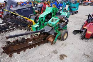 lot 11 image: 2015 Ditch Witch Model RT24 Walk Behind Power Trencher