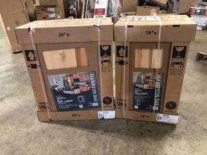 lot 7 image: Lot of Assorted Kitchen Cabinets Various Models and Conditions   Customer Returns See Pictures