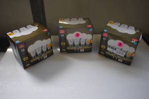 lot 8 image: 3 packs LED Lightbulbs