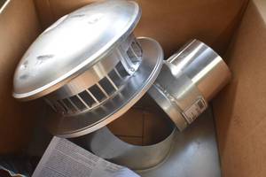 lot 18 image: Gas Vent, Roof Termination Kit,