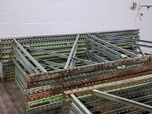 lot 518 image: Lot of (10) Pallet Racking Uprights - 5x118