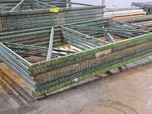 lot 521 image: Lot of (6) Pallet Racking Uprights - 5x122