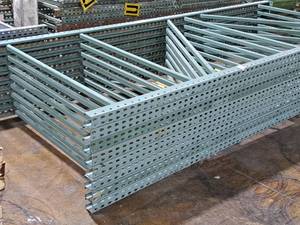 Lot of (8) Pallet Racking Uprights - 5'x146"