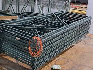 lot 541 image: Lot of (13) Pallet Racking Uprights - 51-12x12